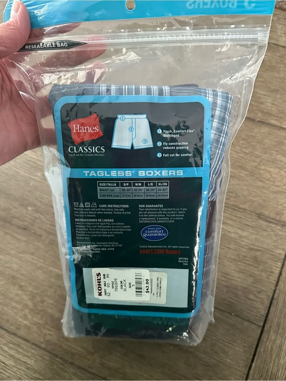 Hanes men’s boxers